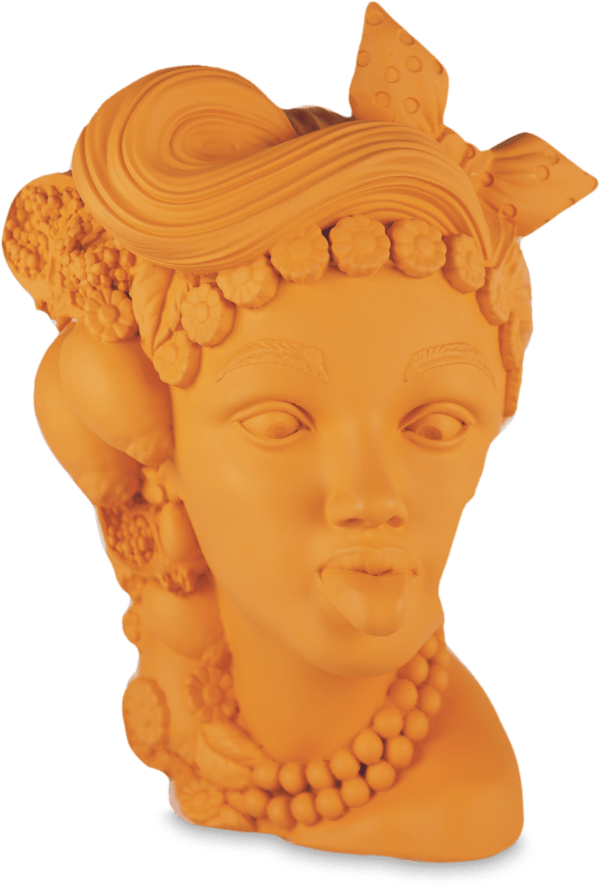 Testa Cameo decorativo L'irriverente H. 14 cm. Baci Milano