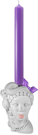 Portacandela + Candela  L'irriverente Baci Milano