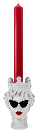 Portacandela + Candela  La Vipera Baci Milano