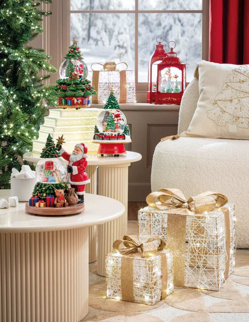 L'Oca Nera | Scatola Regalo Decoro LED Natale 2025 - Doni Delle Stelle