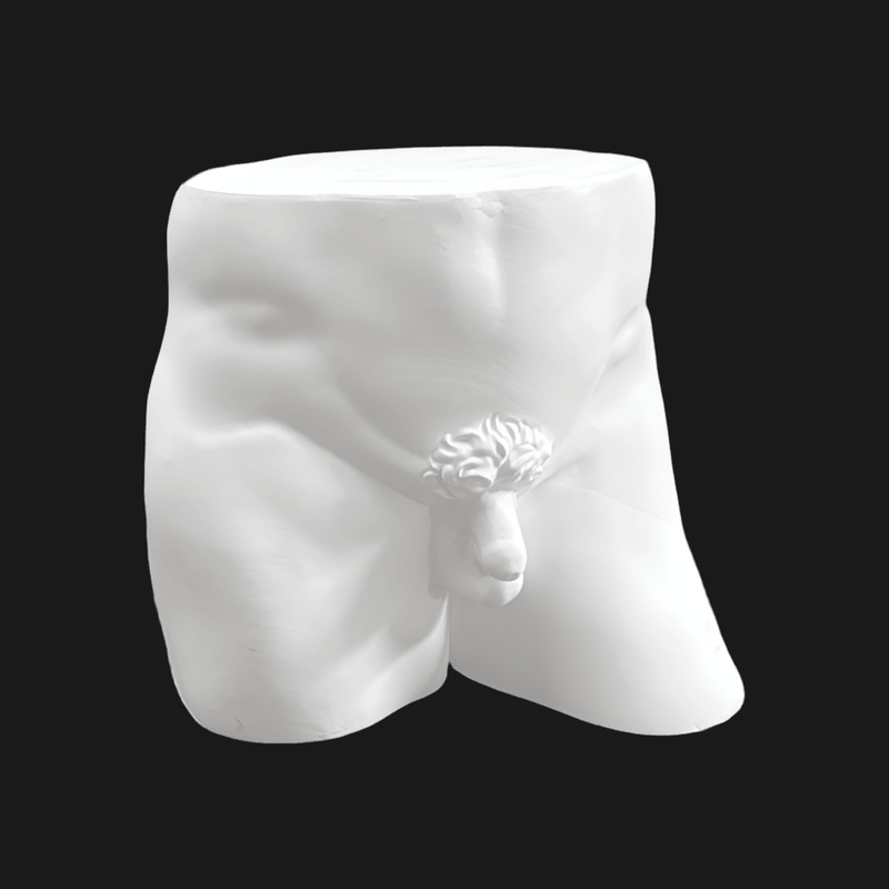 Seletti Sgabello Piece Of Me Scultura Pop in MGO