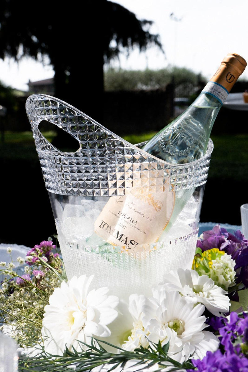 Secchiello Champagne trasparente Chic & Zen  Baci Milano