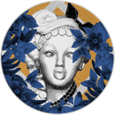 Baci Milano Sottobicchieri in melamina Ø 10 cm. Sagrada Familia