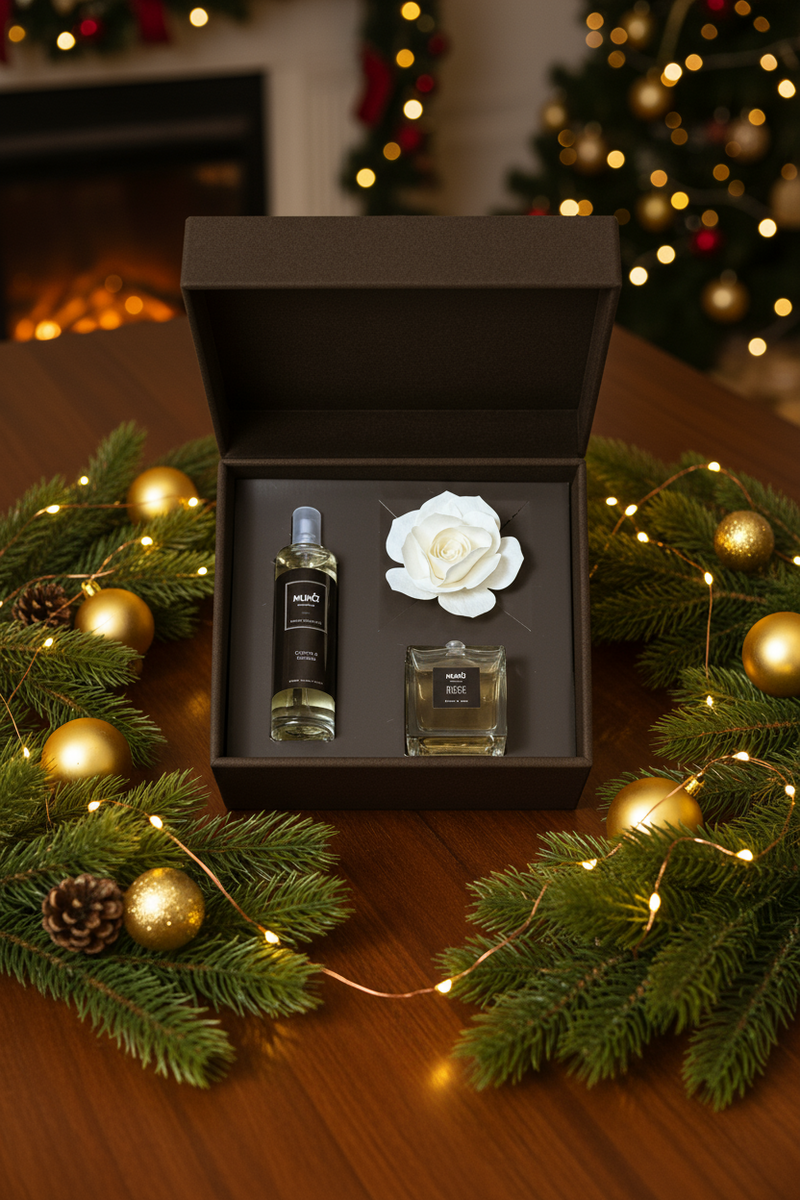 Muhà | Confezione regalo Spray + Diffusore "Rosa"