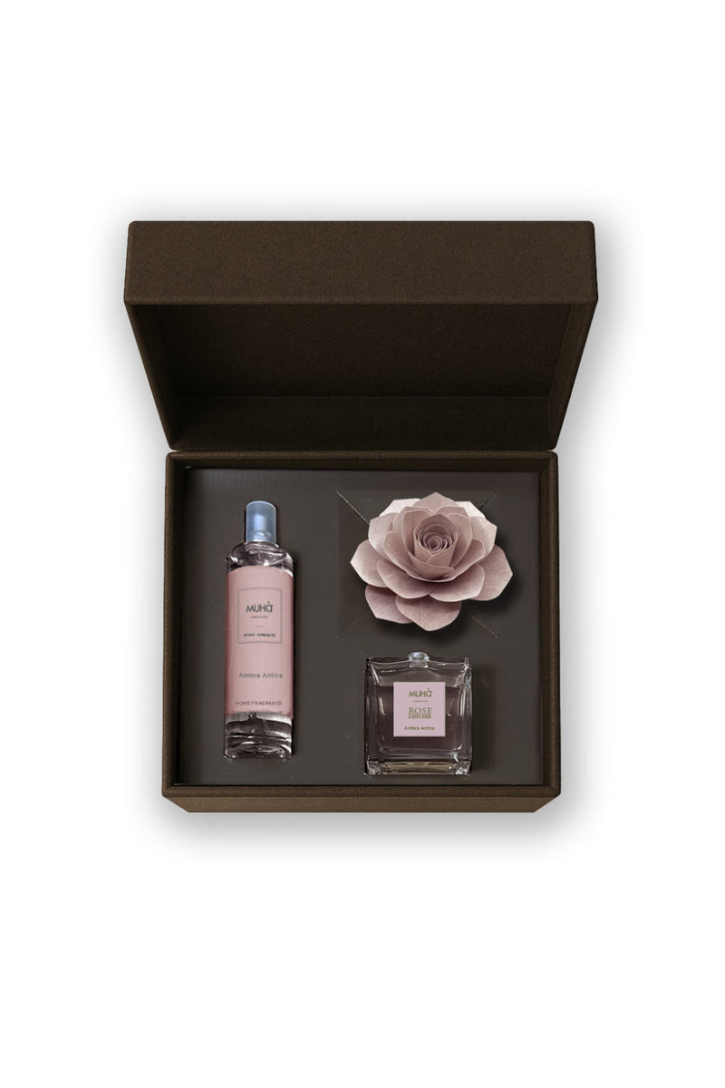 Muhà | Confezione regalo Spray + Diffusore "Rosa"