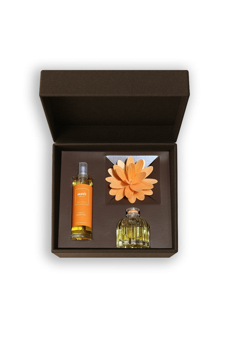 Muhà | Confezione regalo Spray + Diffusore "Flower"