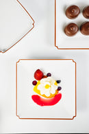 Piatto Quadro in melamina Cosmopolitan Baci Milano