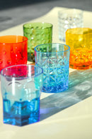 Set 6 pz. Bicchieri a Rilievo - Tumbler Crystal Touch Baci Milano