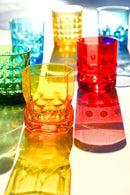Set 6 pz. Bicchieri a Rilievo - Tumbler Crystal Touch Baci Milano
