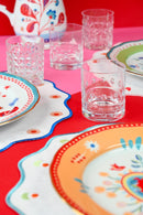 Set 6 pz. Bicchieri a Rilievo - Tumbler Crystal Touch Baci Milano