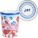 Bicchiere con Piattino/Coperchio Mamma Mia Baci Milano