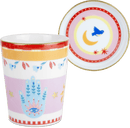 Bicchiere con Piattino/Coperchio Mamma Mia Baci Milano