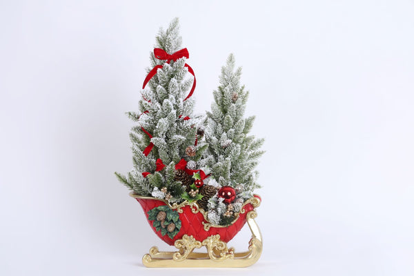 Fiori di Lena | Slitta con paesaggio Natalizio Natale 2025