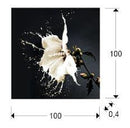Schuller Splash Quadro Foto stampa su vetro temperato 📐100x100 cm.