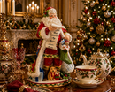 Fitz And Floyd Lamart | Babbo Natale Decorativo – H 32 cm