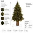 EDG Enzo De Gasperi | Albero di Natale Pino Spark con 5060 Led H 180 cm