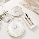 Seletti | Set 3 Piatti Arched + 1 Tovagliolo Seikantai 5271