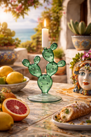 Ichendorf Milano | Portacandele Cactus Desert Plants in Vetro Borosilicato