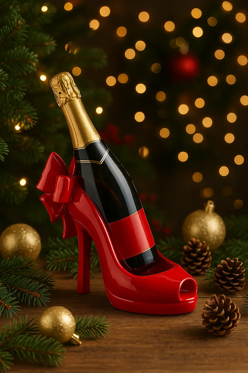 EDG Enzo De Gasperi | Scarpa porta bottiglia decorativa Natale 2025