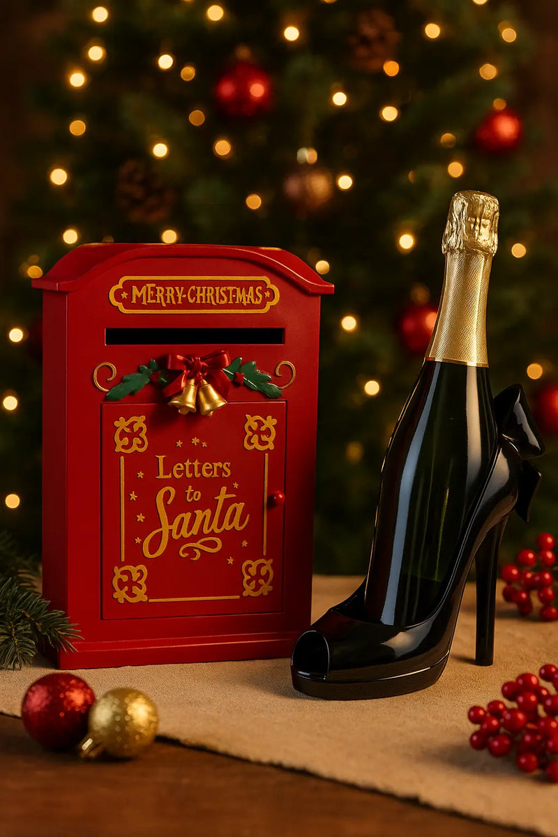 EDG Enzo De Gasperi | Scarpa porta bottiglia decorativa Natale 2025