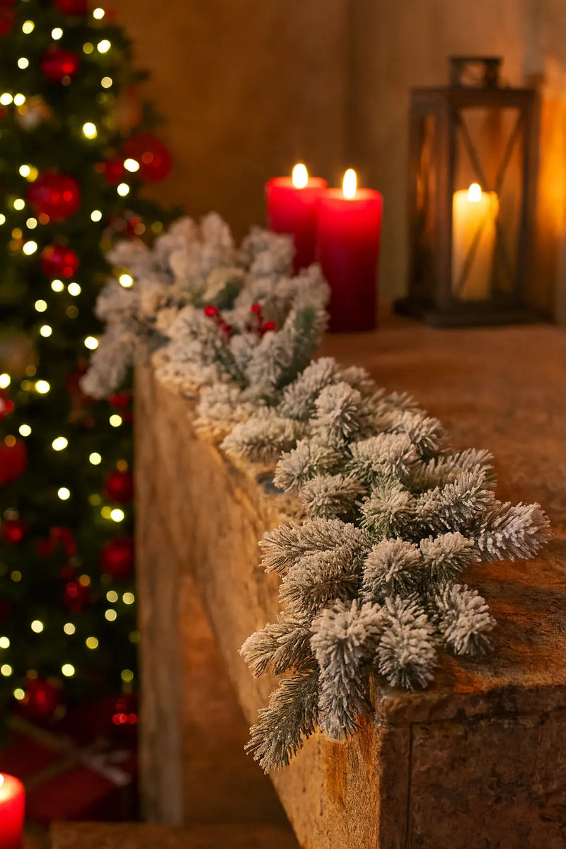 EDG Enzo De Gasperi | Festone Pino Innevato Natale 2025