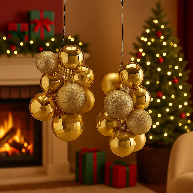 EDG Enzo De Gasperi | Grappolo decorativo effetto specchio Natale 2025