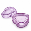 EDG Enzo De Gasperi | Candela Cuore in Vetro H 4 cm Ø 9 cm - 4 Colori