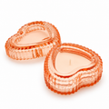 EDG Enzo De Gasperi | Candela Cuore in Vetro H 4 cm Ø 9 cm - 4 Colori