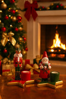 EDG Enzo De Gasperi | Portacandela Babbo Natale, soldatino e stella Natale 2025