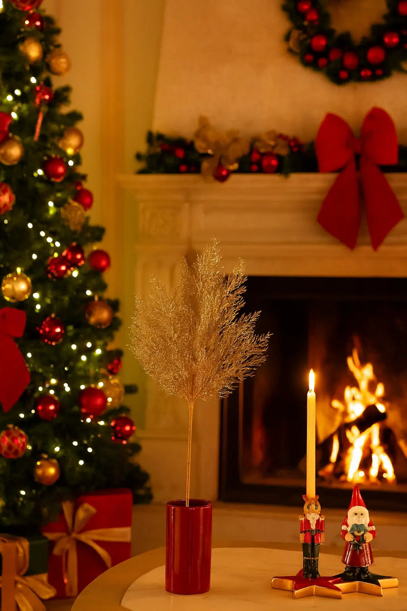 EDG Enzo De Gasperi | Cedro Glitter decorativo con ramo Natale 2025