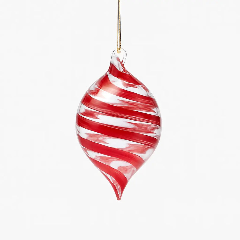 EDG Enzo De Gasperi | Decorazione Natalizia stile vortice in vetro Natale 2025