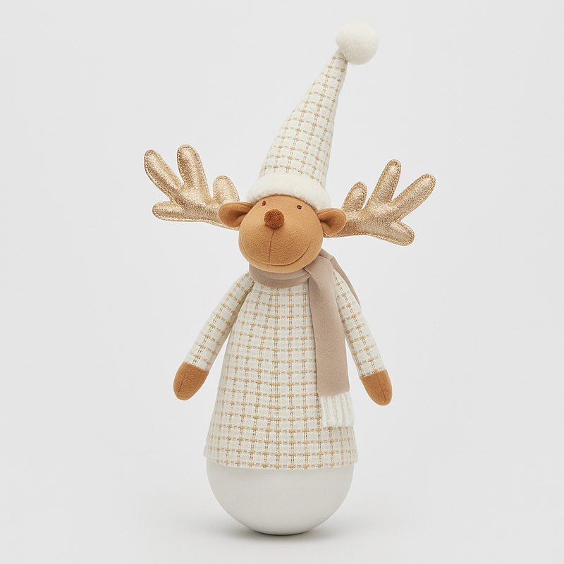 EDG Enzo De Gasperi | Decorazione in tessuto stile renna Natale 2025