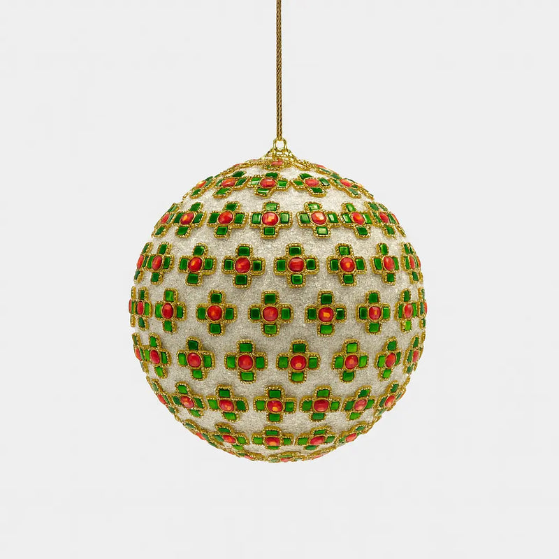 EDG Enzo De Gasperi | Palla decorativa mix di fiori Natale 2025