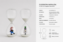 Ichendorf Milano | Clessidra con decoro in vetro Natale