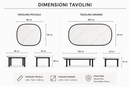 Ikone | Tavolino Flux –  100x63 cm.