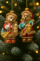 EDG Enzo De Gasperi | Orso decorativo in vetro Natale 2025