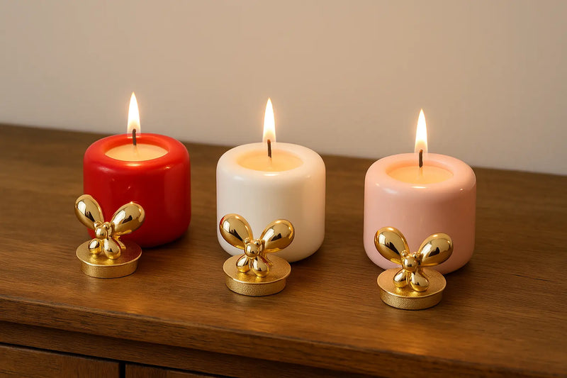 EDG Enzo De Gasperi | Candela a fiocco profumata in ceramica Natale 2025