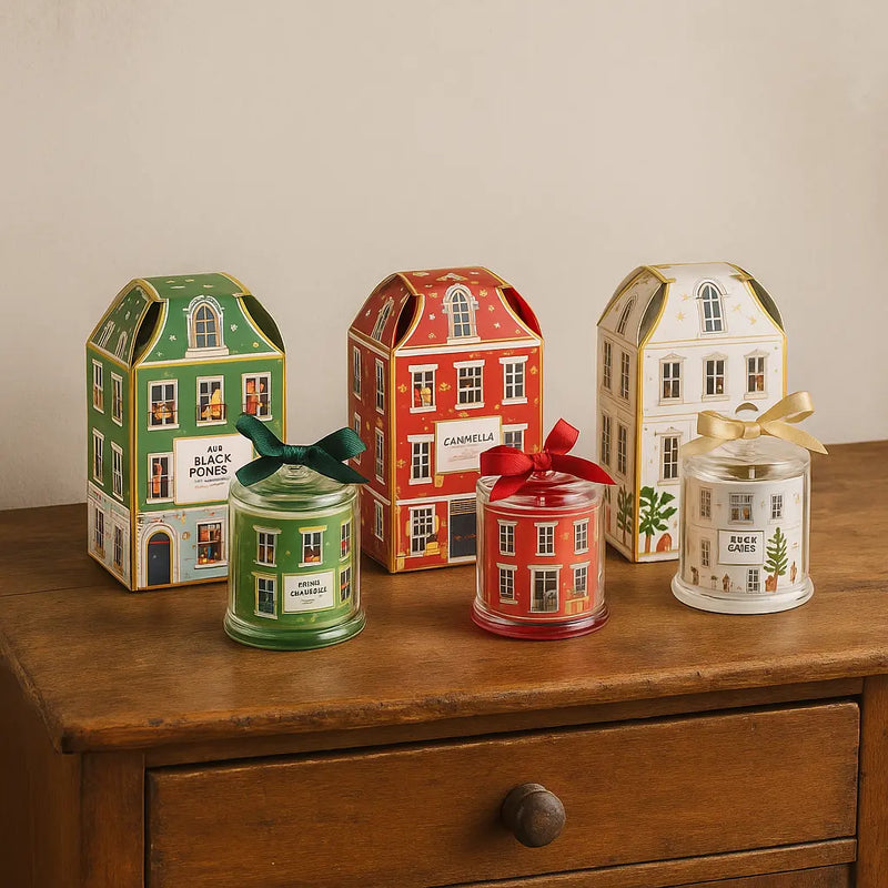 EDG Enzo De Gasperi | Candela profumata "Rue De Rivoli" in vetro Natale 2025