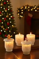 EDG Enzo de Gasperi | Candela profumata snowy in vetro Natale 2025