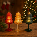 EDG Enzo De Gasperi | Portacandela calice di pino in vetro Natale 2025