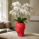Seletti Vaso Women Magna Graecia Bougainvillea in Terracotta H 33 cm