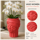 Seletti Vaso Women Magna Graecia Bougainvillea in Terracotta H 33 cm