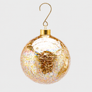 EDG Enzo De Gasperi | Decorazioni Natalizie Microfoglie in Vetro Oro – 3 Forme