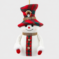 EDG Enzo De Gasperi | Pupazzo di Neve Decorativo Natalizio H 21 cm – 2 Colori