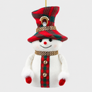 EDG Enzo De Gasperi | Pupazzo di Neve Decorativo Natalizio H 21 cm – 2 Colori