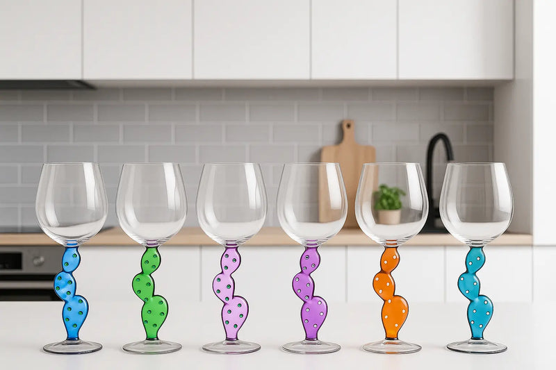 Ichendorf Milano | Calice in vetro Borosilicato con Cactus Desert Plant