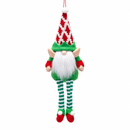 EDG Enzo De Gasperi | Gnomo Natalizio Decorativo in Tessuto H 30 cm – 2 Colori