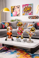 Palais Royal - Lamart | Scultura Pop “Le Lunette” in Poliresina Multicolore