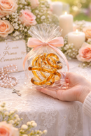 Onlylux | Scultura in vetro “Il Nodo dell’Amore” Ø 8 cm