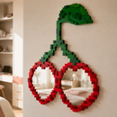 Seletti Specchio Pixel Cherries Ciliegie 70×76 cm